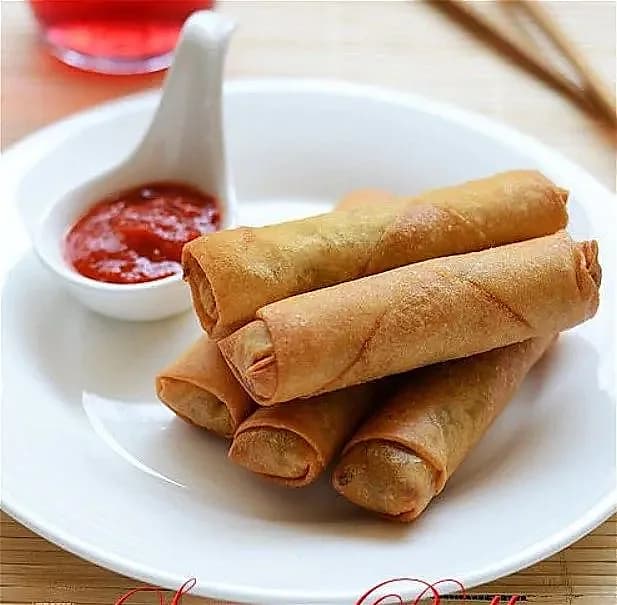 Seasonal dishes arranged for sharing